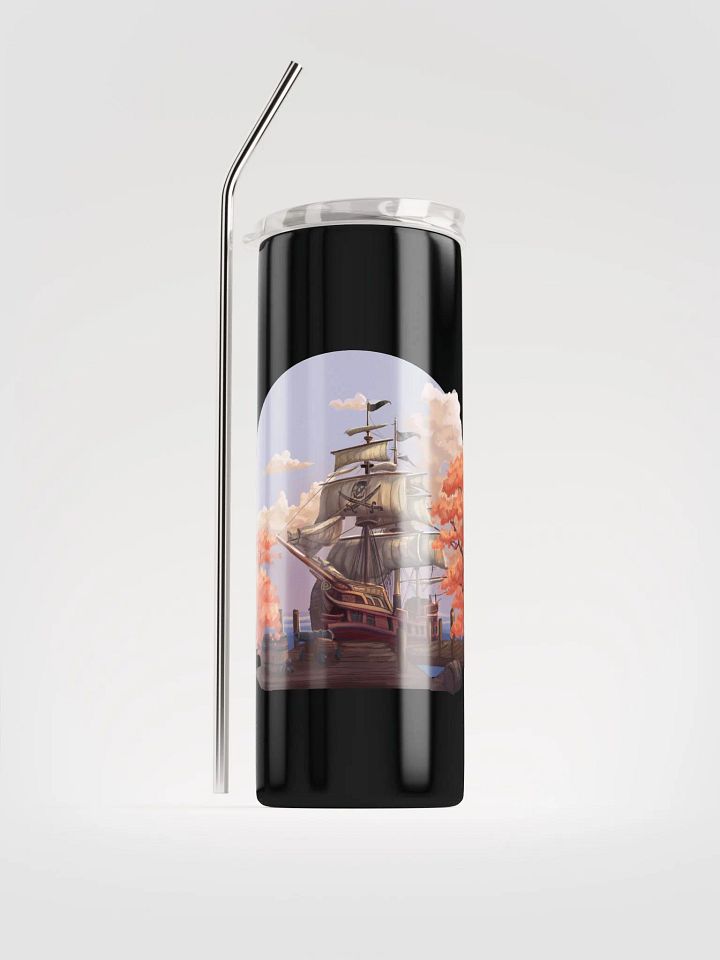 Fall Pirate Water Bottle with Straw product image (1)