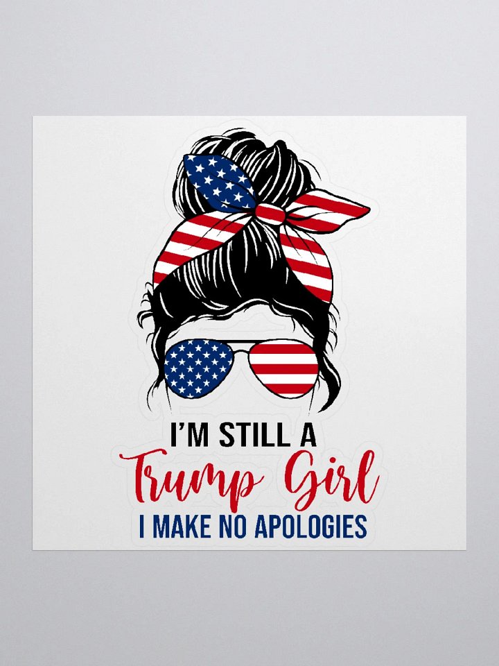 Trump Girl - Kiss Cut Sticker product image (1)