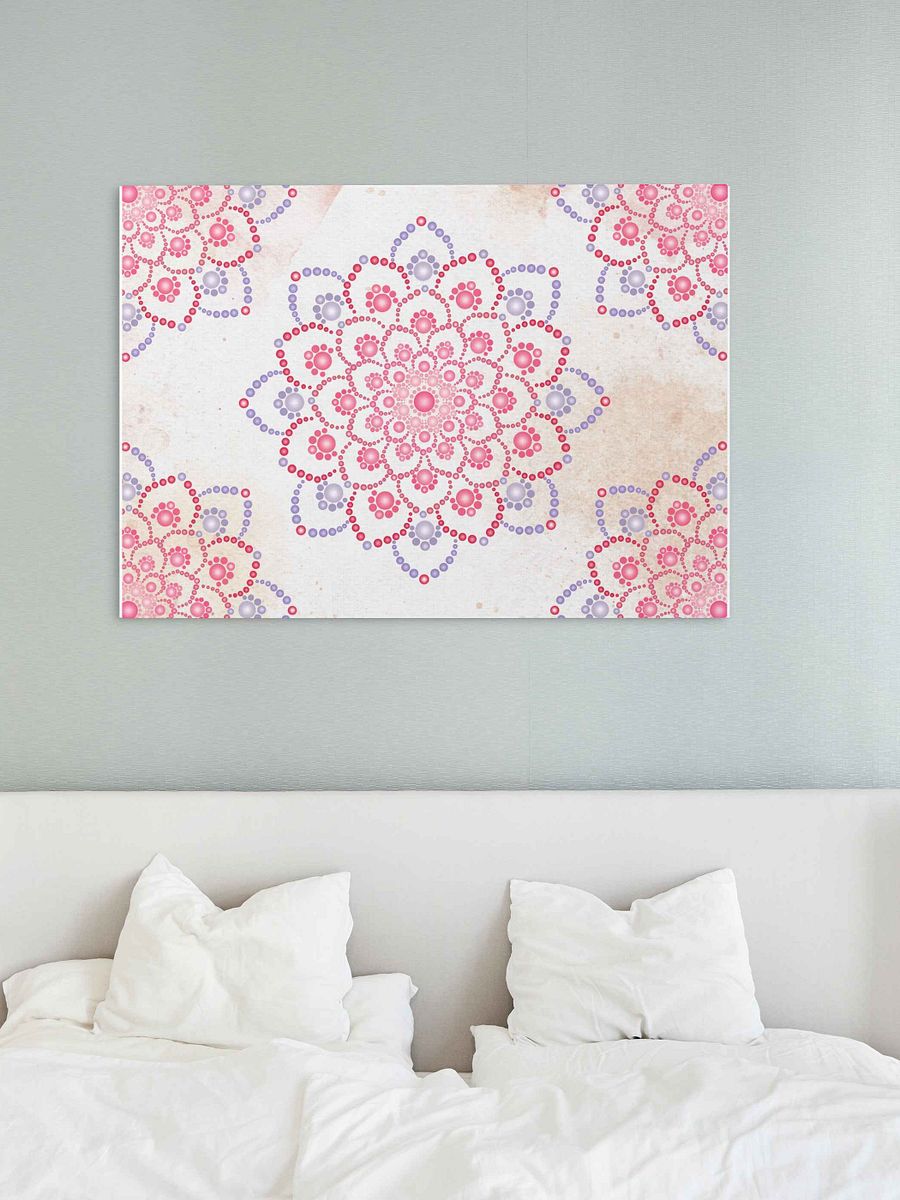 Purple and Pink Dot Mandala Posters, 2 JPG files product image (5)