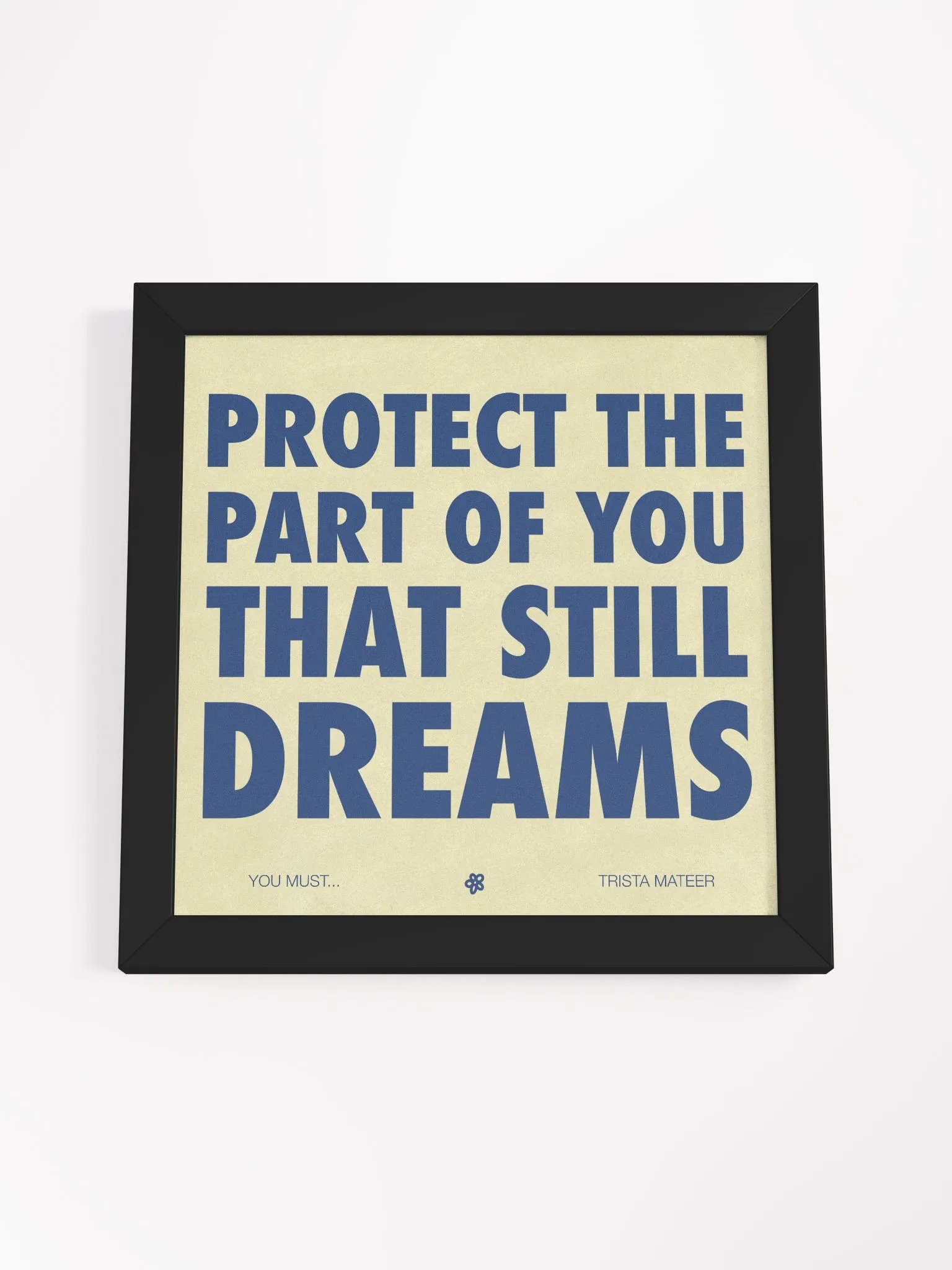 You Must 1 - Framed Art Print product image (4)