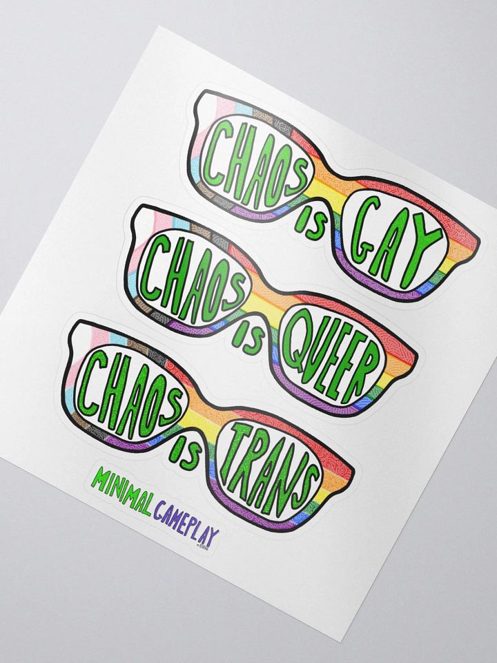 Chaos Your Way - Tiny Sticker Sheet product image (2)