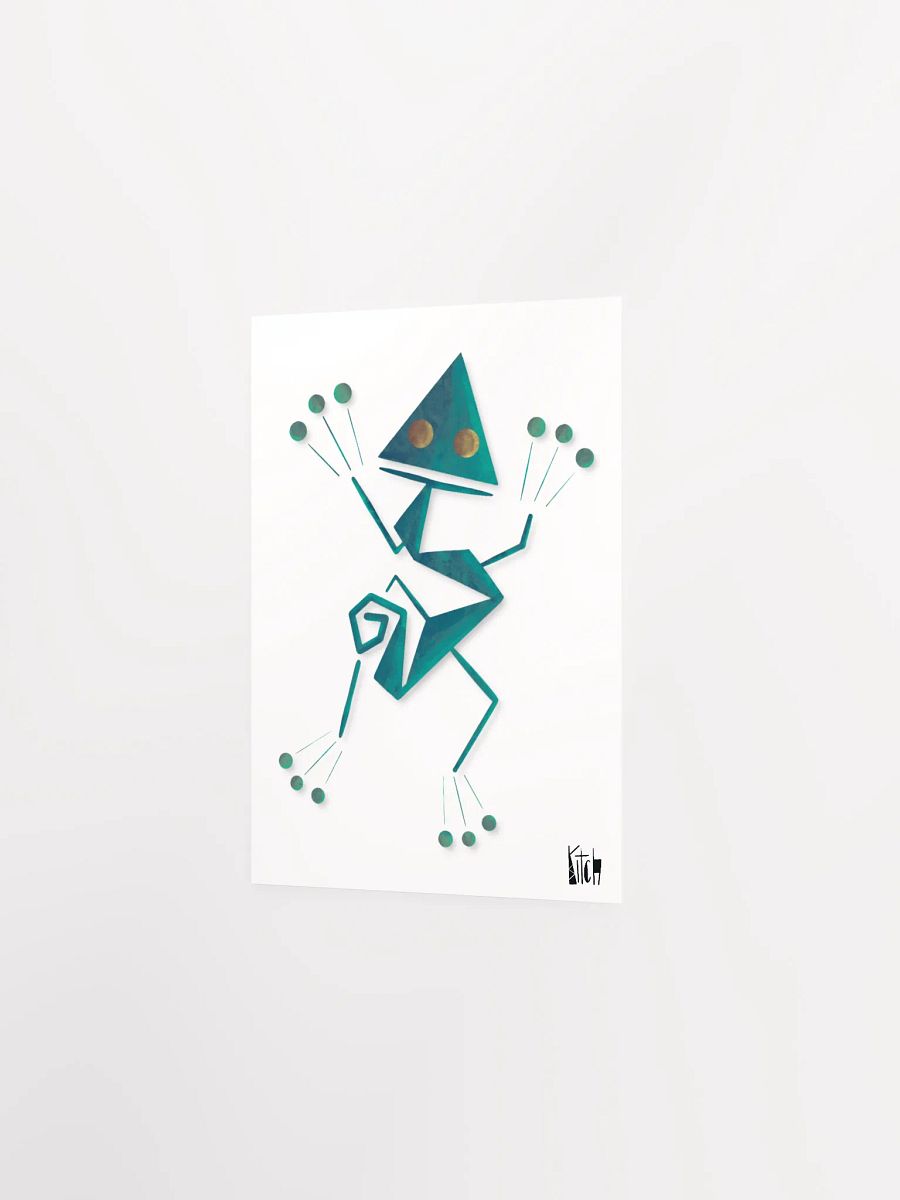 Geometric Lizard Art Print product image (3)