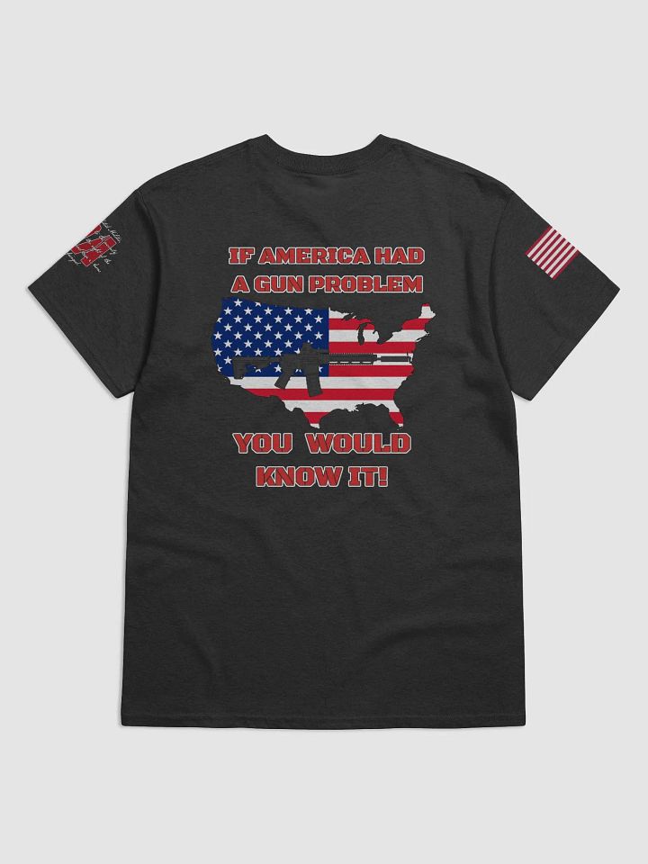 AMERICAN GUN PROBLEM Gildan Heavyweight T-Shirt product image (1)