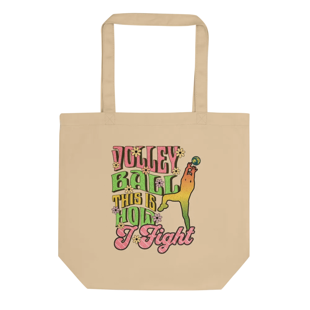 This Is How I Fight Volleyball for the Win Eco-Friendly Tote Bag product image (1)