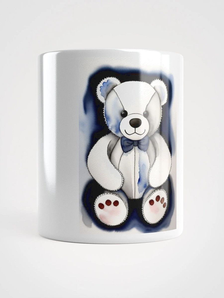 Smiling Teddy Bear White Glossy Mug product image (13)