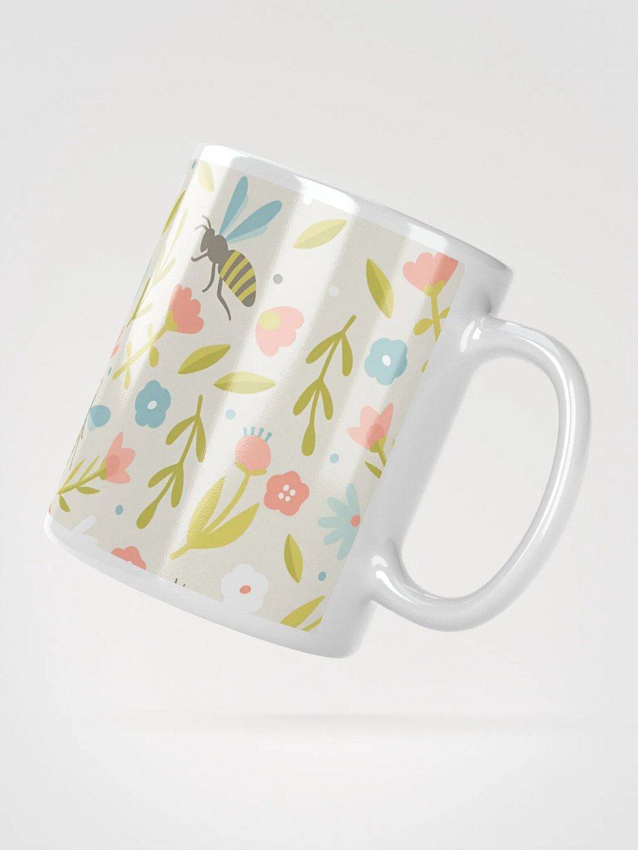 ZABRAN Coffee Mug, Mugs for Coffee, Black Friday Gift, Birthday Gift, Coffee Mug, Ceramic Coffee Mug, Honeybee Flower Coffee Mug product image (4)