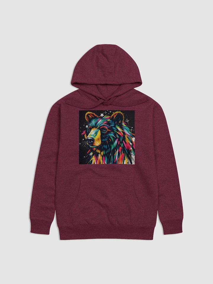 Anything but bleak black bear, Cozy Comfort Unisex Hoodie product image (1)