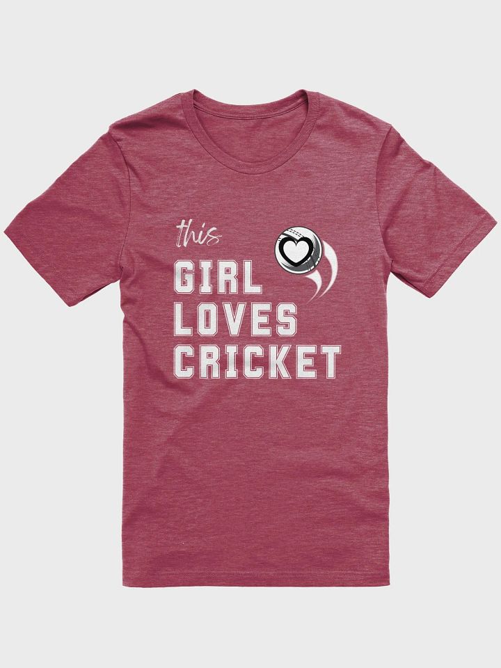 This Girl Loves Cricket - Unisex T-shirt Bella Canvas 3001 product image (3)