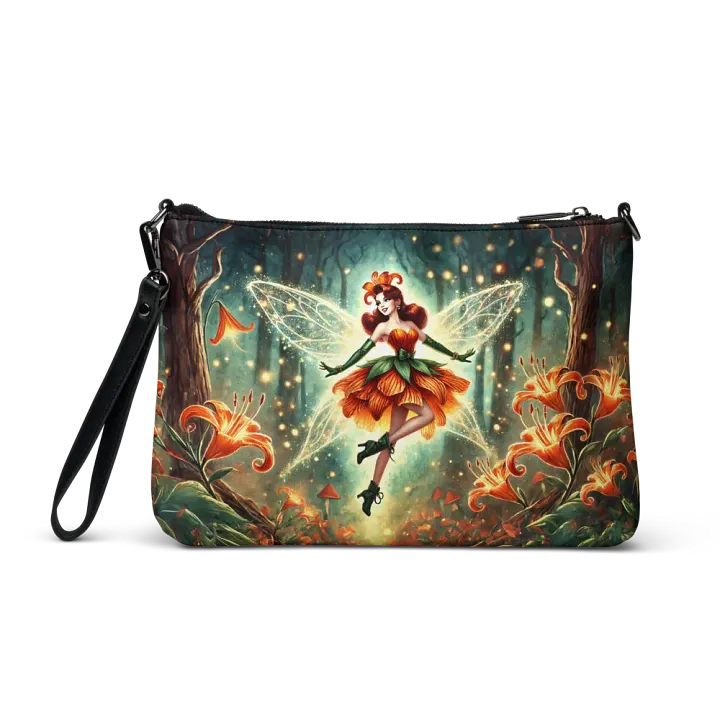 Enchanted Orange Lily Fairy Crossbody Bag - Fairytale Purse product image (2)