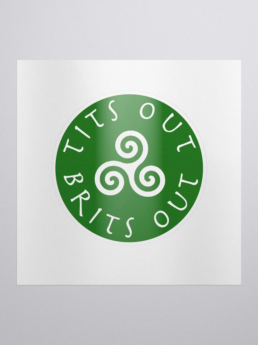 Tits Out Brits Out Sticker product image (1)