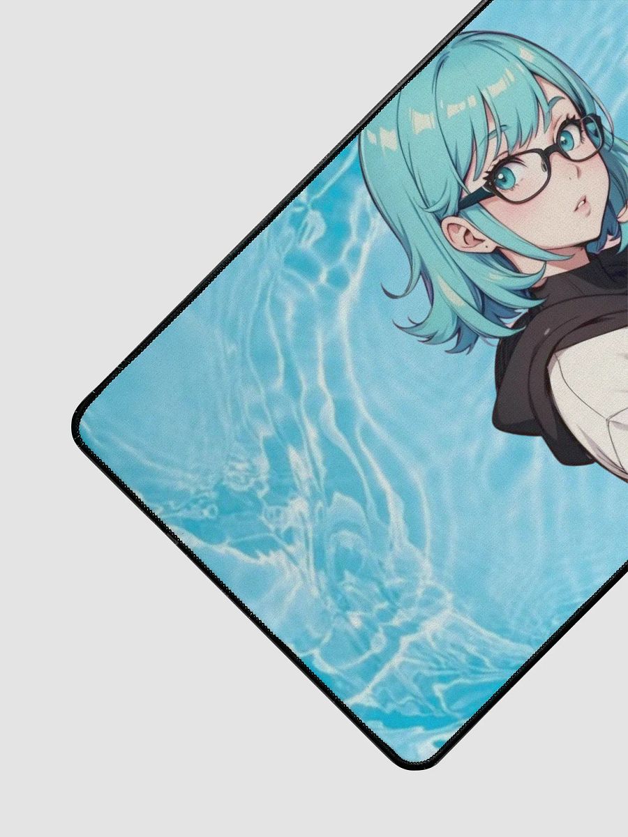 (Aqua WAIFU) K Desk Mat 15.5" x 31.5" product image (3)