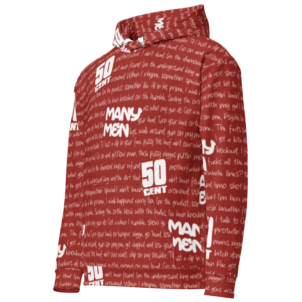 Many Men - 50 Cent - RED - Unisex Hoodie product image (1)