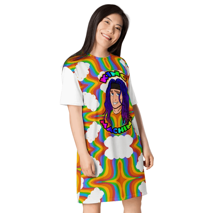 Rainbow King tee shirt Dress product image (6)