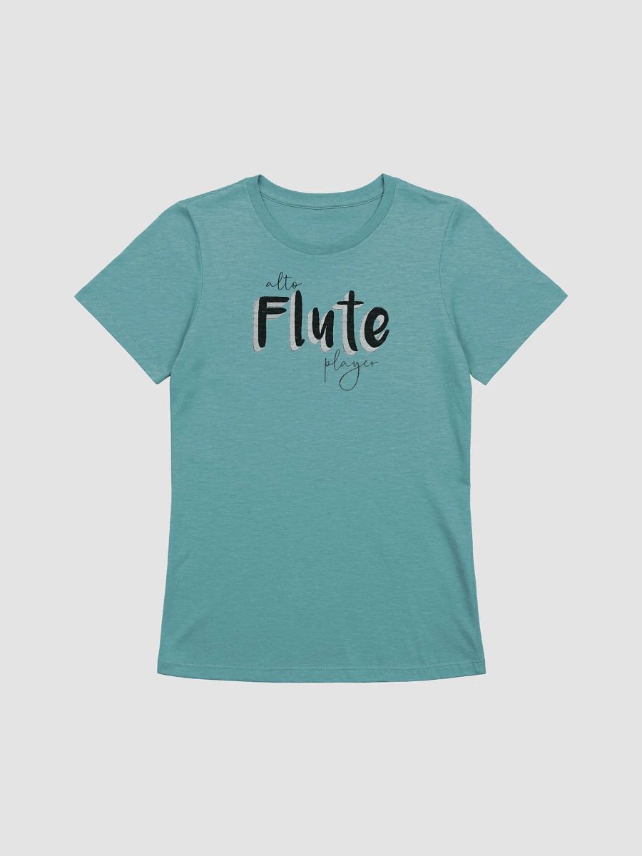 3D Alto Flute Player Typography Tee – Women’s Fit product image (1)