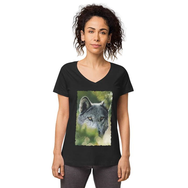 Hidden Wolf V-Neck Shirt product image (1)