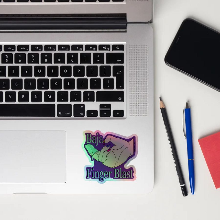 Baja Finger Blast Holo Sticker product image (10)