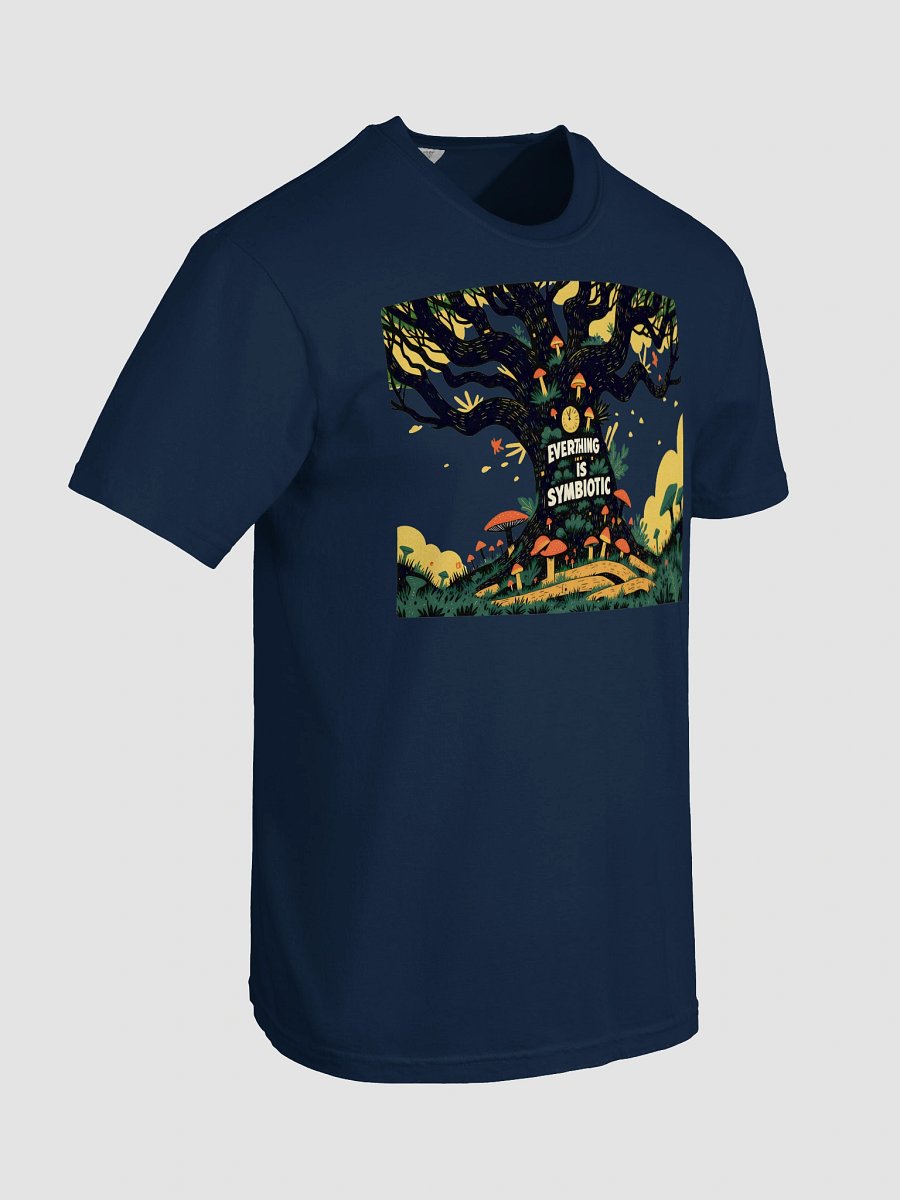 Symbiotic Nature - Tree & Mushroom Ecosystem Heavyweight T-Shirt product image (56)