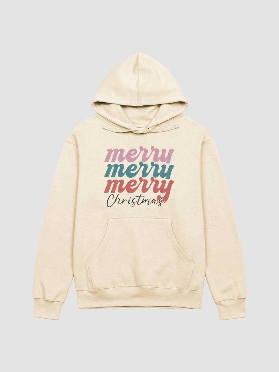 Merry Christmas Tri-Color Hoodie product image (1)