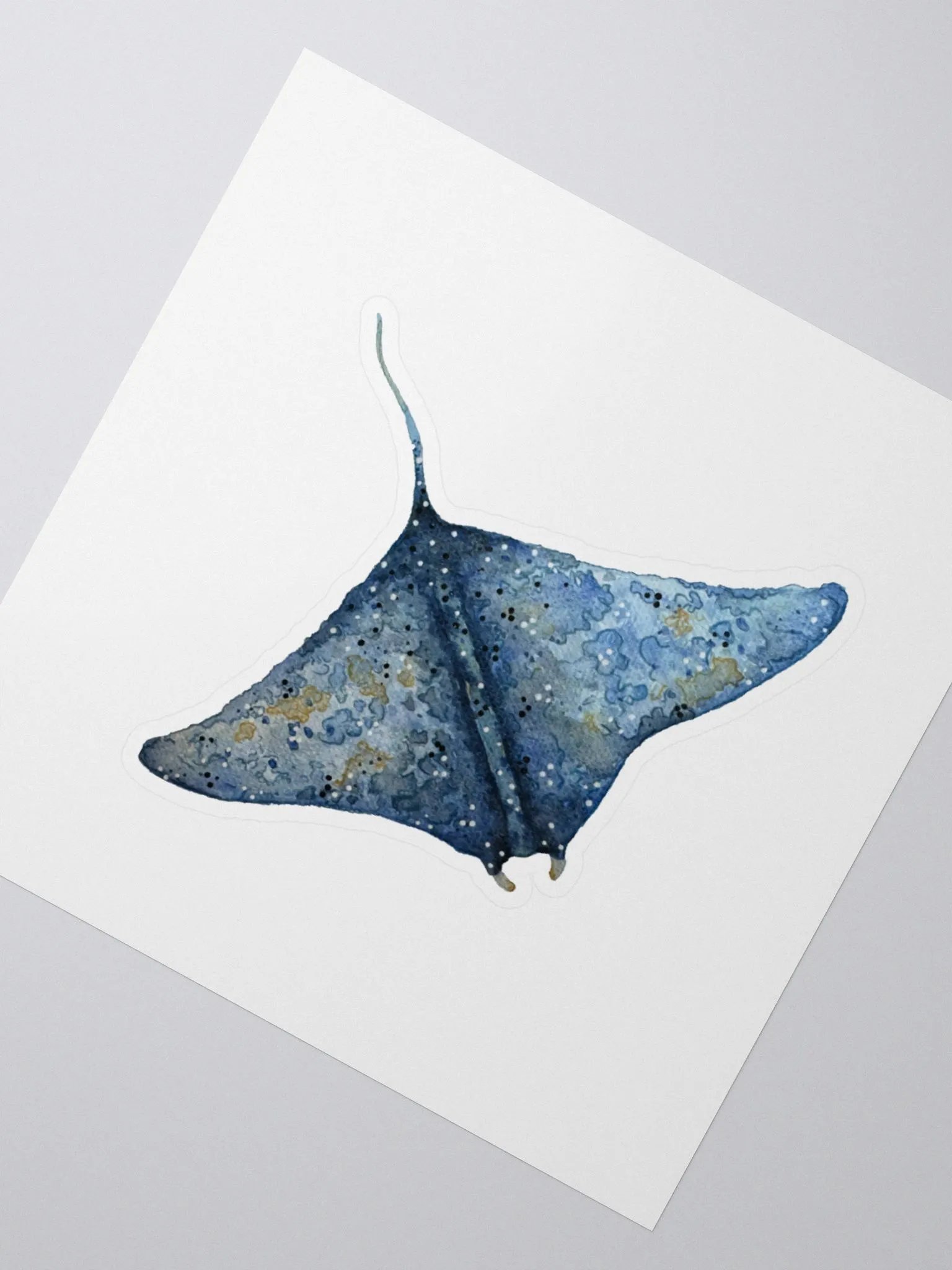Manta Ray Watercolor Sticker product image (2)