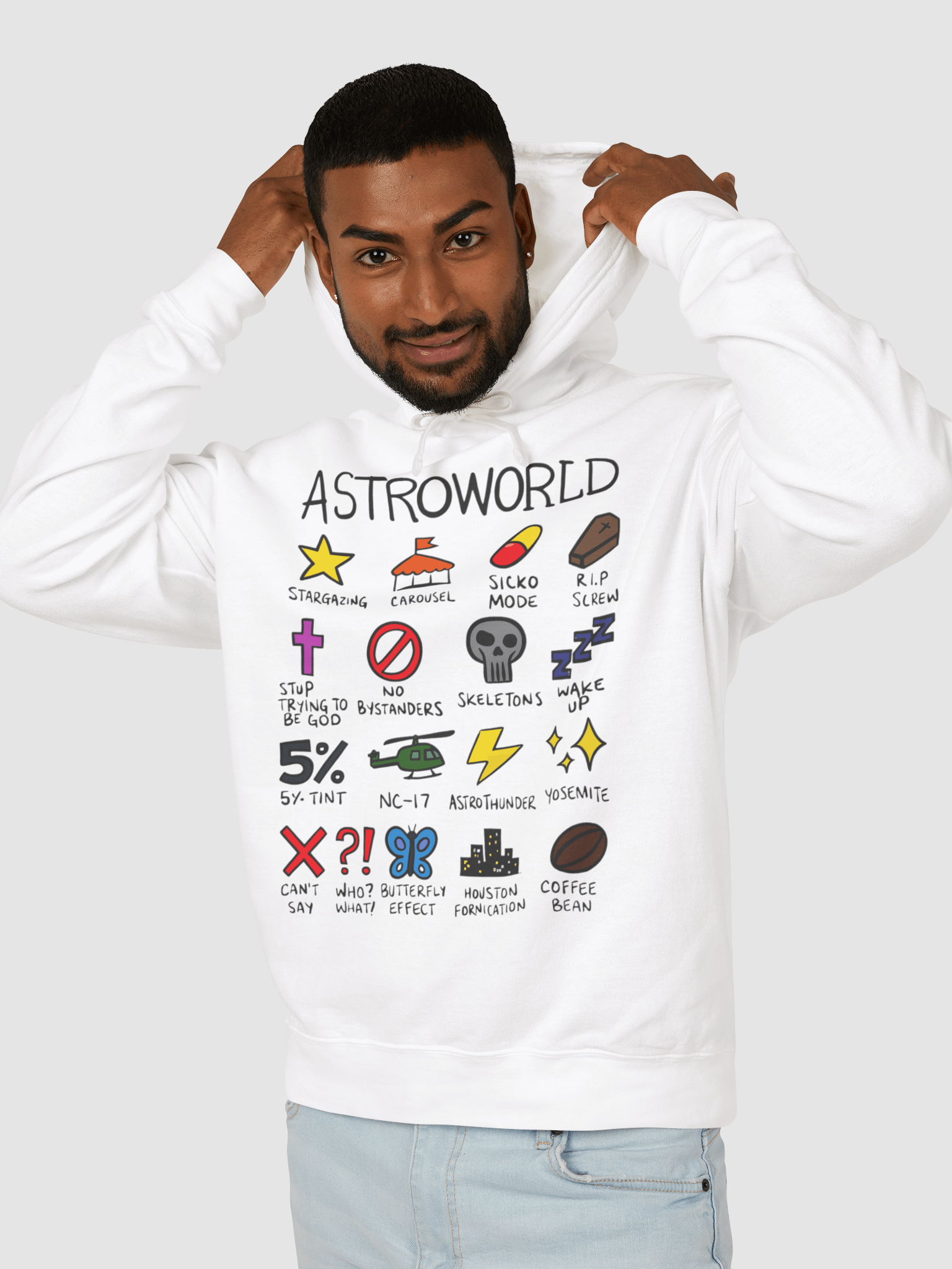 Travis Scott Astroworld Notebook Hoodie product image (3)