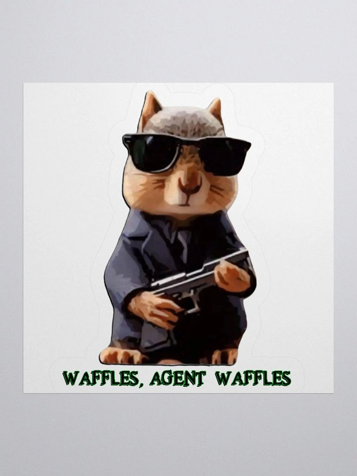 Agent Waffles - Sticker product image (1)