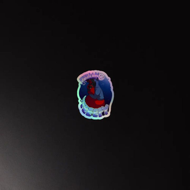 Feeling Eeeeeeeeepy Holographic Sticker product image (2)