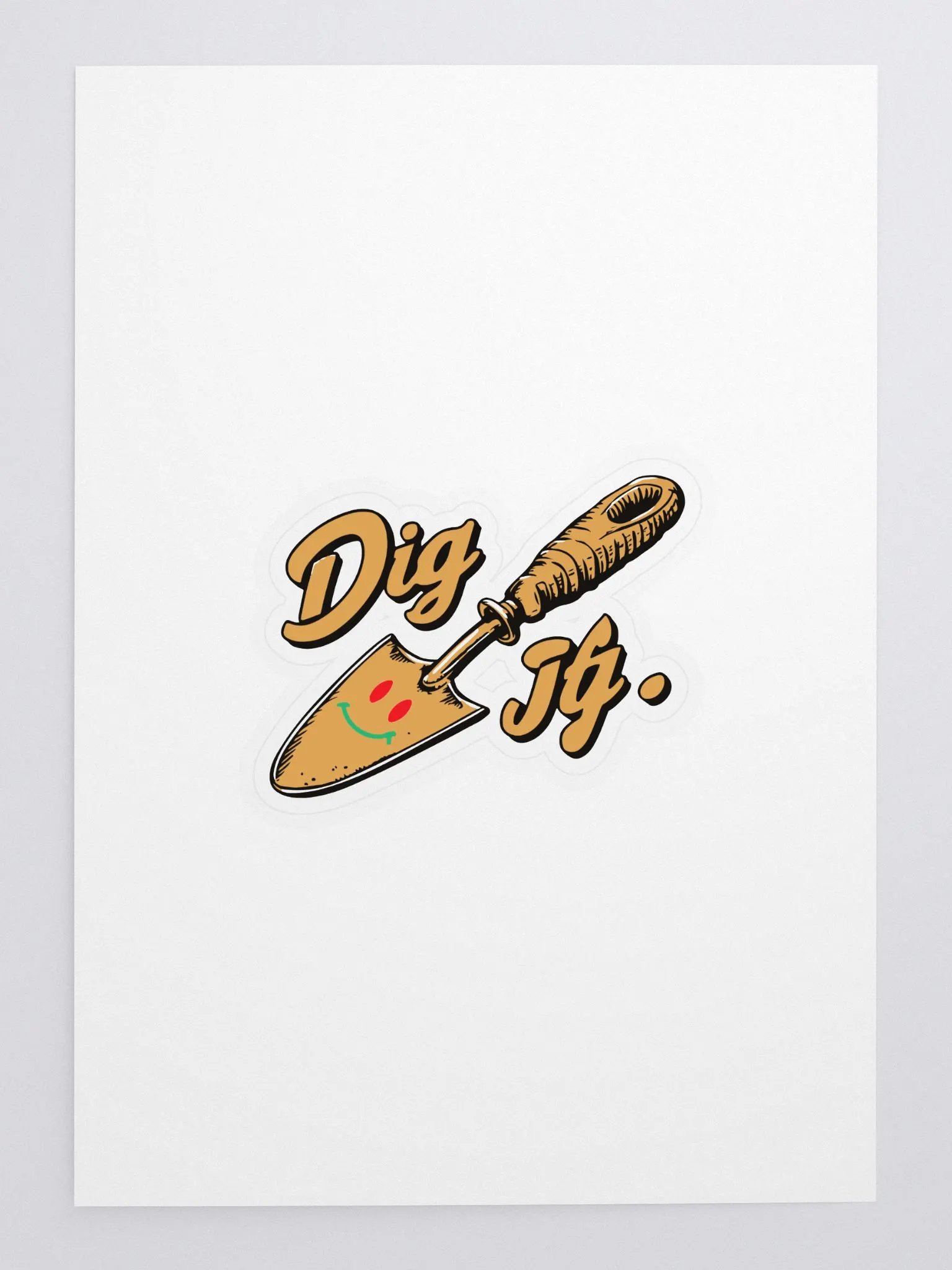 Dig It Trowel Sticker Sheet product image (3)