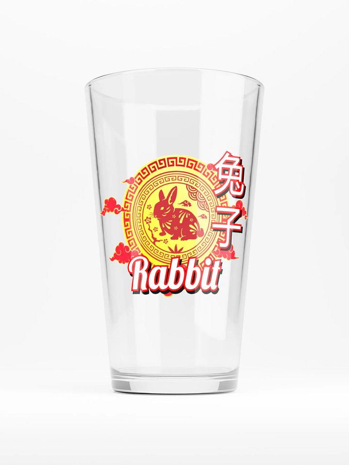 Rabbit - Chinese Zodiac Pint Shaker Glass product image (1)