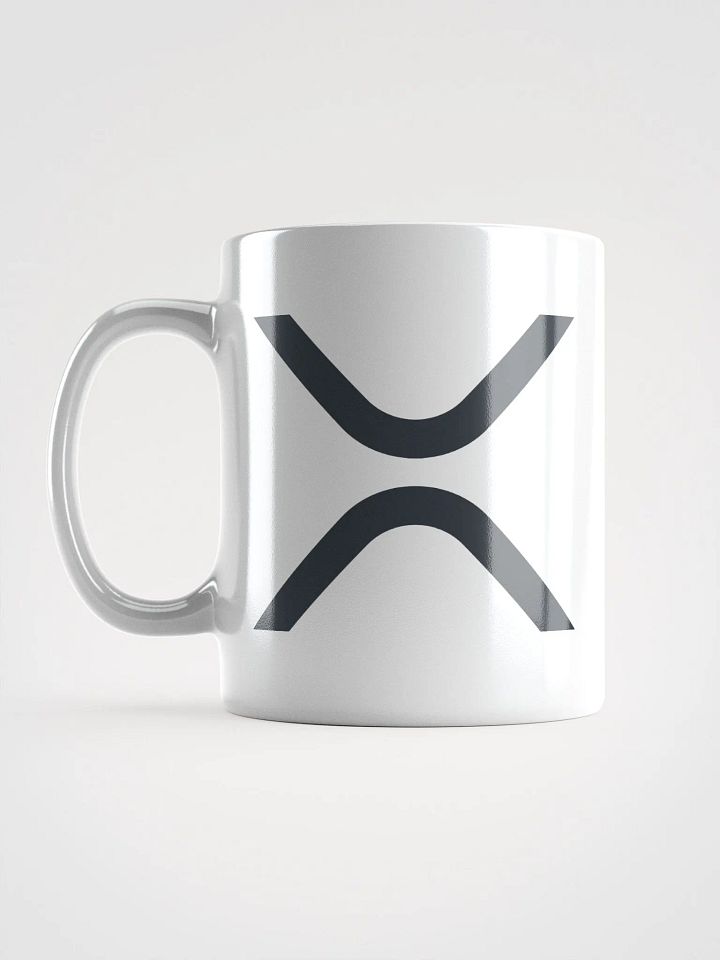 XRP Logo White Glossy Mug product image (6)