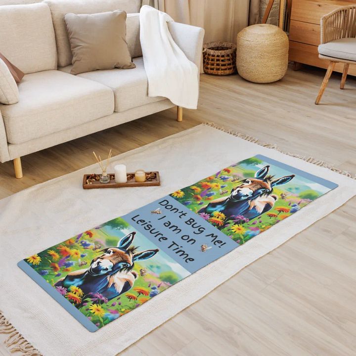 Donkey Don't Bug me Yoga Mat product image (1)