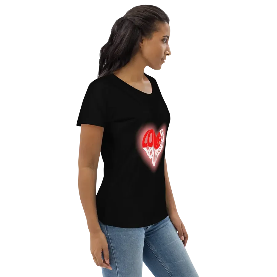 Love Yourself Heart Graphic Tee product image (6)