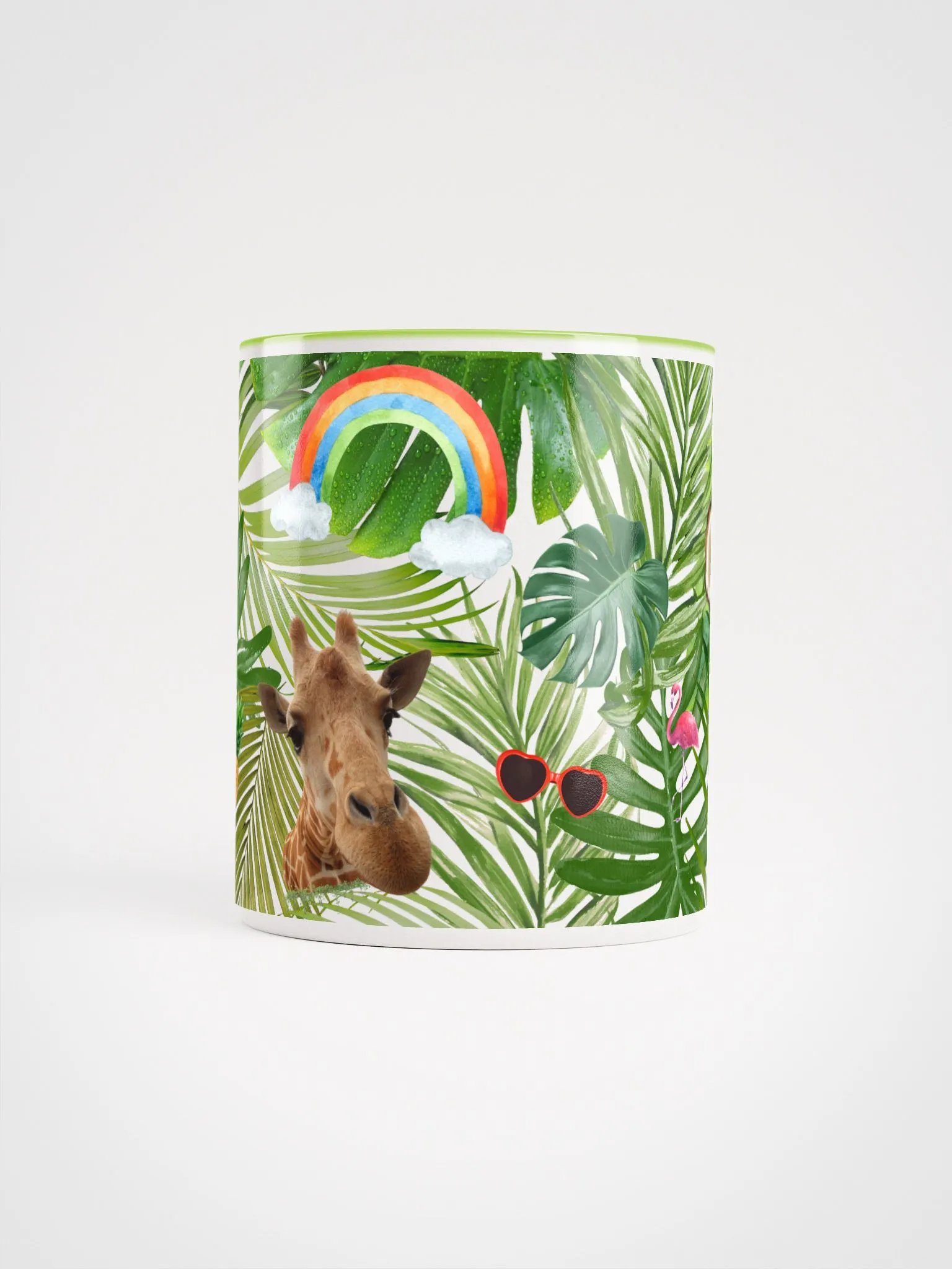 ceramic mug with exclusive tropical pattern (2 sizes!) product image (3)
