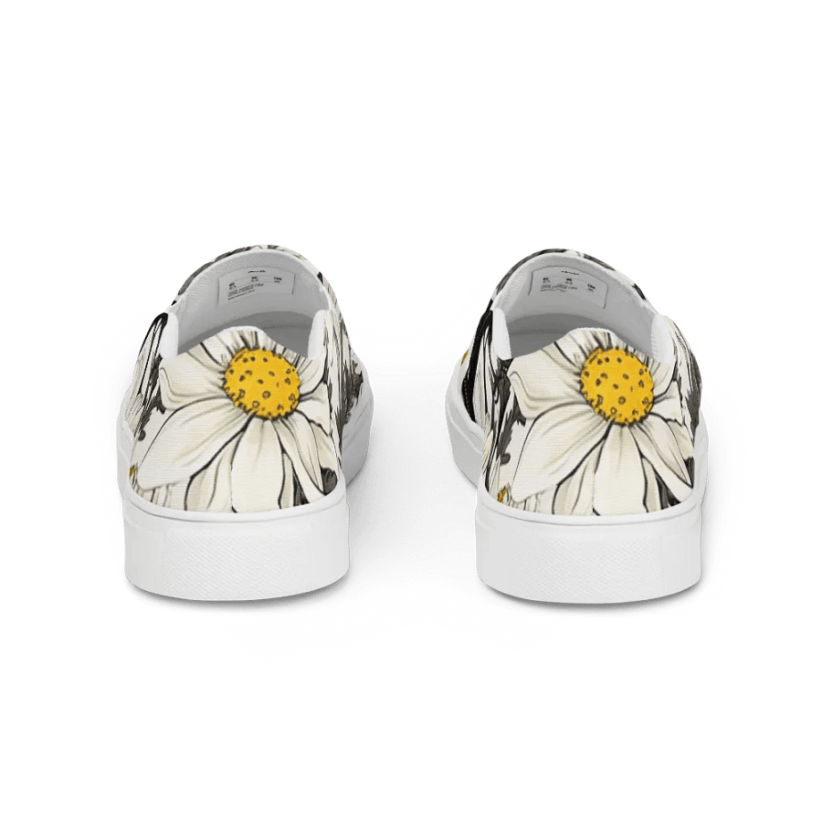 Women's Slip-On Canvas Shoes 🌼 Lovely Wildflower and Black Bird product image (10)