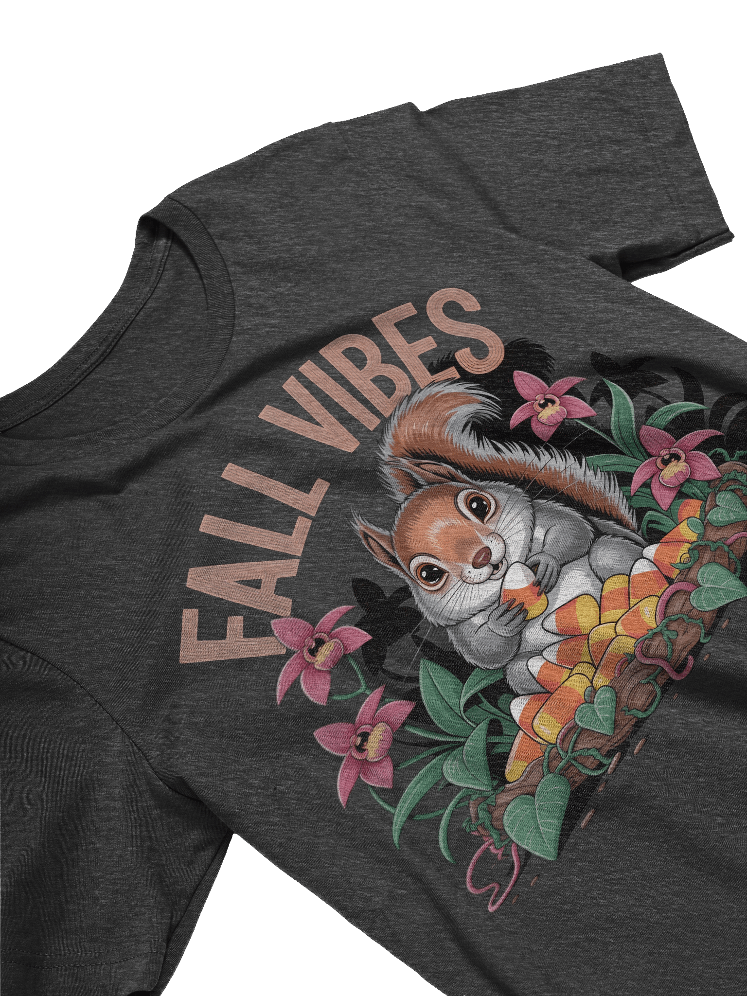 Fall Vibes Squirrel T-Shirt product image (3)