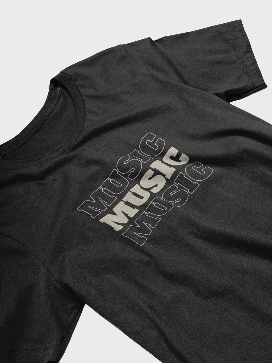 Music Triplet T-Shirt - Black product image (3)