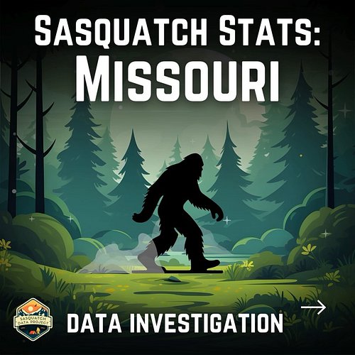 🌿✨ Missouri BFRO stats are in! Take a peek at this data overview and discover something new about sasquatch witness reports f...