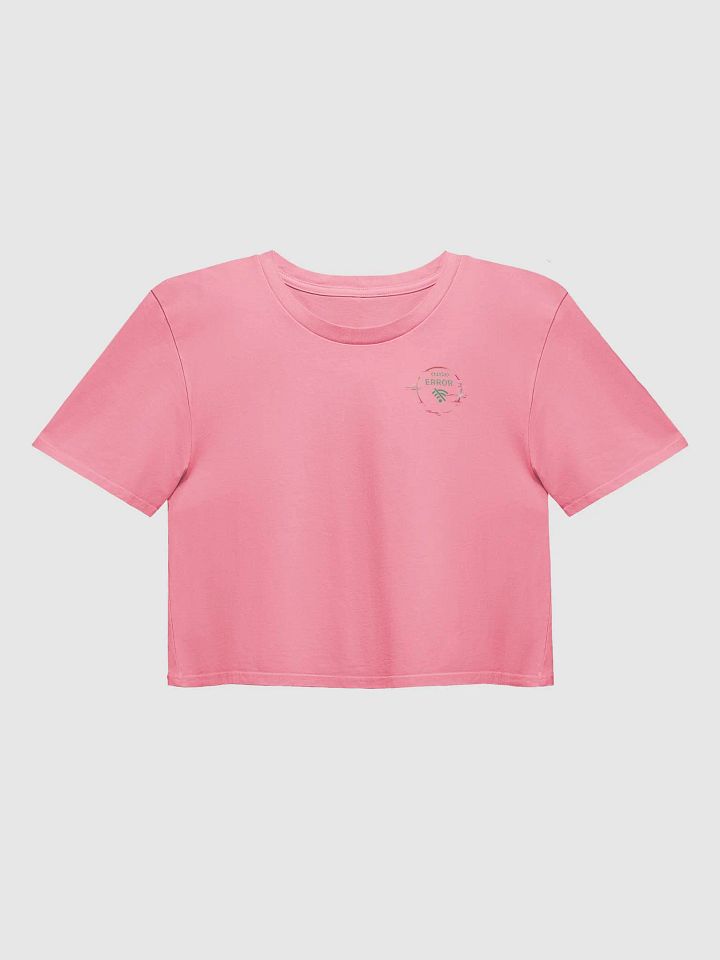 Glitch W0rLD Crop Top product image (1)