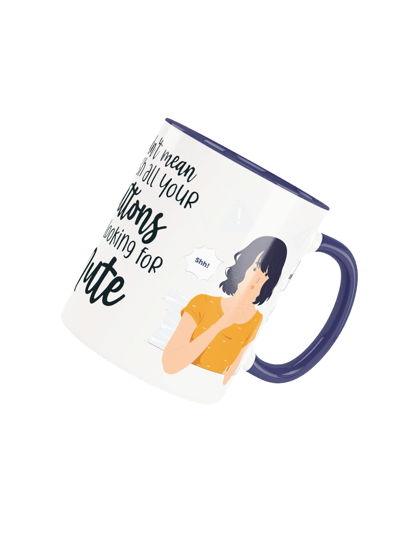 Whispering Shh! Ceramic Mug product image (23)