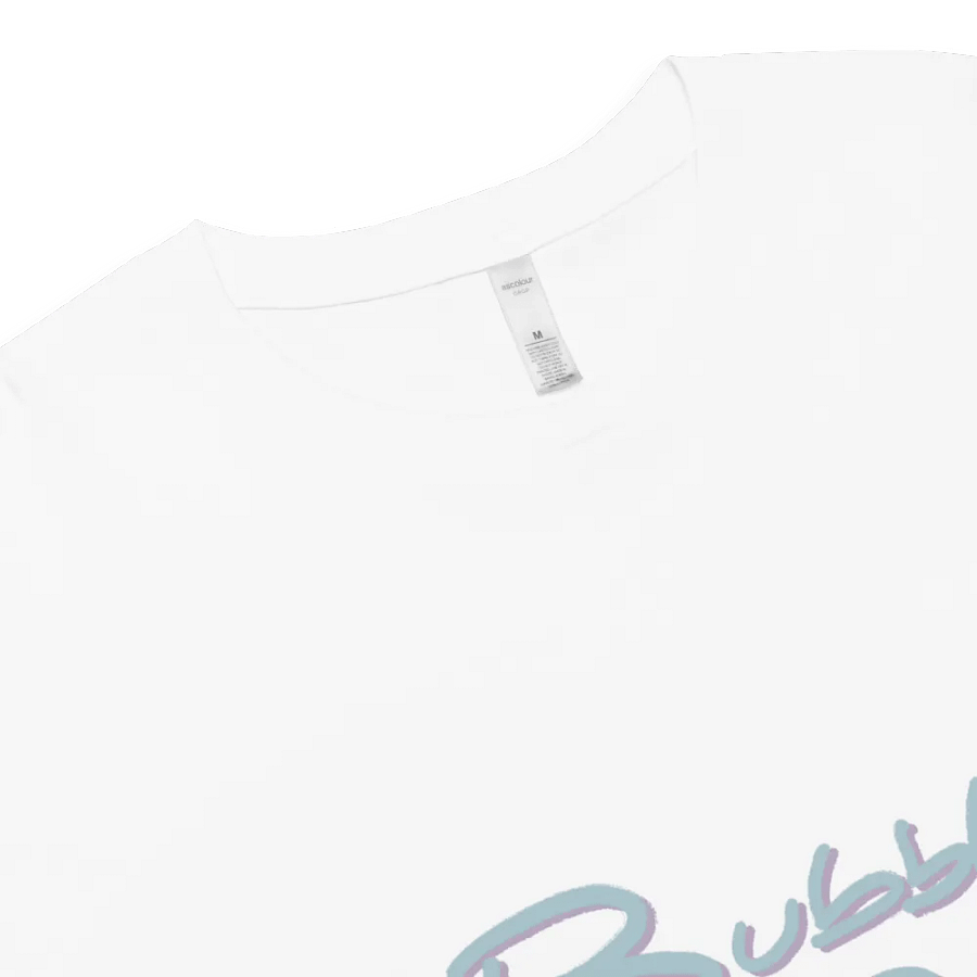 Bubbly and a B*tch (cotton candy shadow design) printed cotton crop top product image (22)