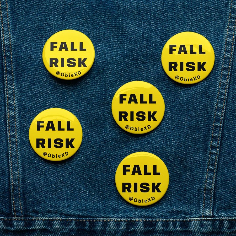 FALL RISK - Pins (Pack of 5) product image (4)