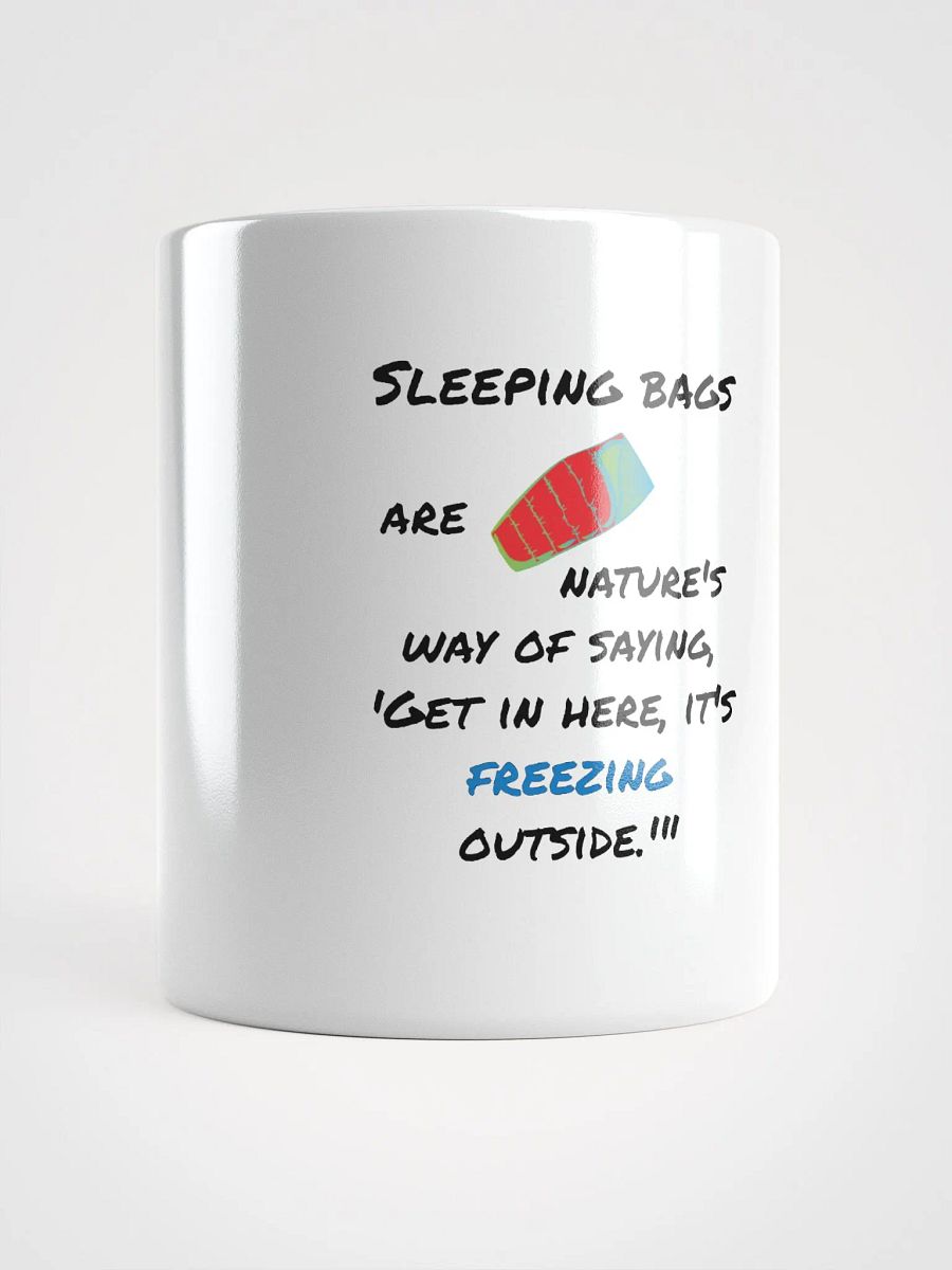 Arctic Dreams Sleeping Bag Illustration Mug product image (13)