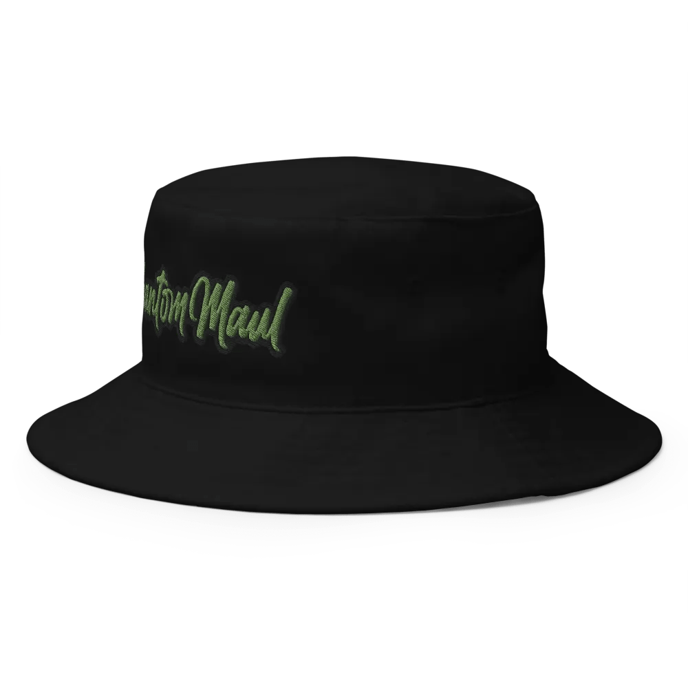 'PhantomMaul' Bucket Hat Kiwi Green Lettering product image (9)