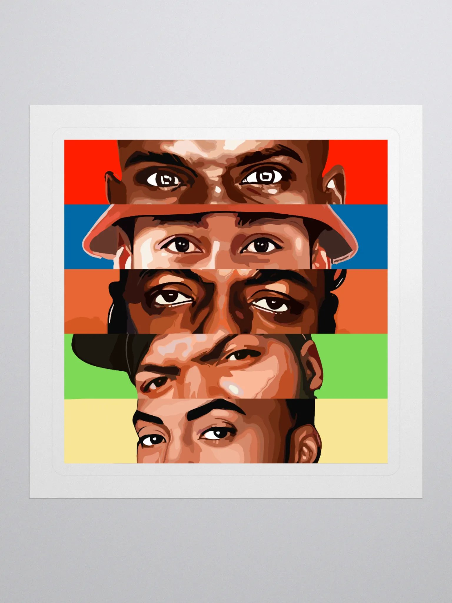 Legendary Faces Sticker product image (1)