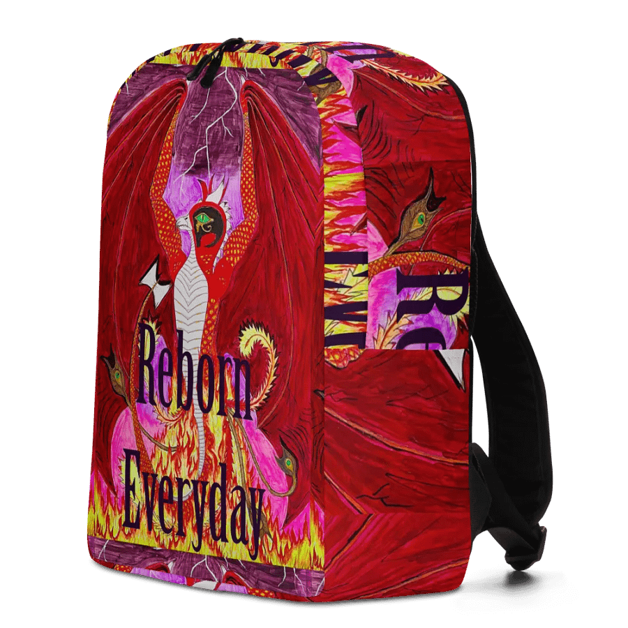 Fire Phoenix Dragon All-Over Backpack product image (7)