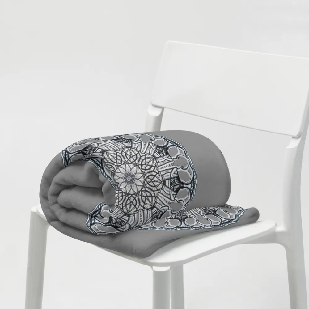 Ornate Floral Delight Throw Blanket product image (3)