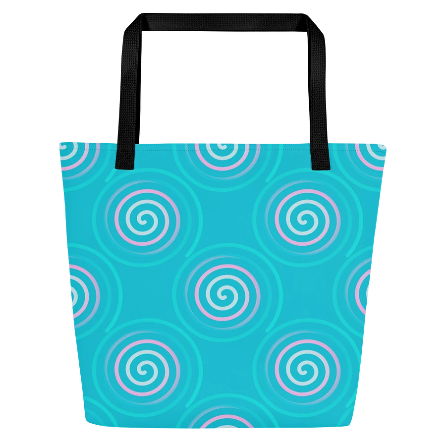 Beautiful Minimalist Ocean Swirl Pattern All Over Print Tote product image (1)