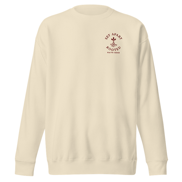Set Apart & Rooted Embroidered Branded Sweatshirt product image (1)