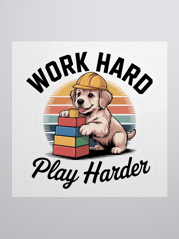 Work Hard Play Harder Human Design Generator & Mani-Gen Sticker product image (2)