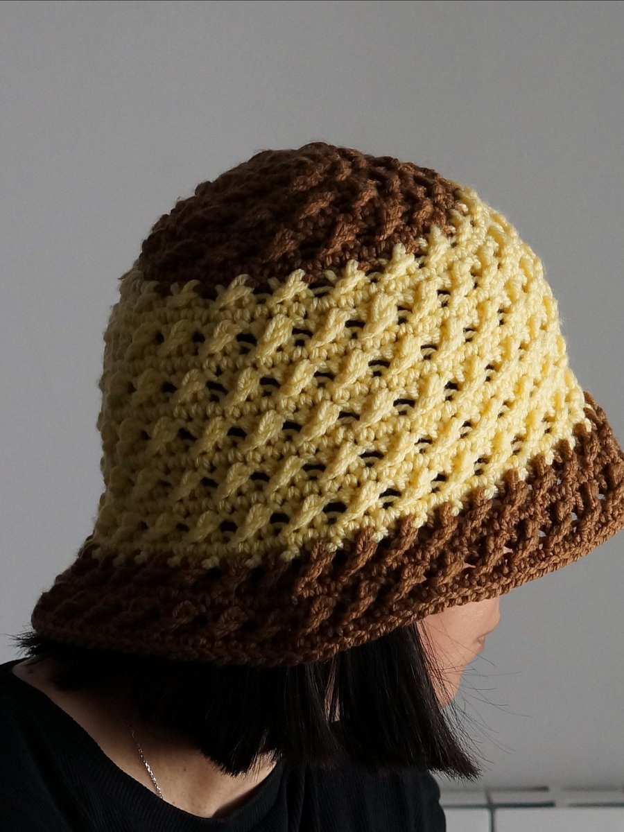 Cross stitch bucket hat pdf pattern product image (2)