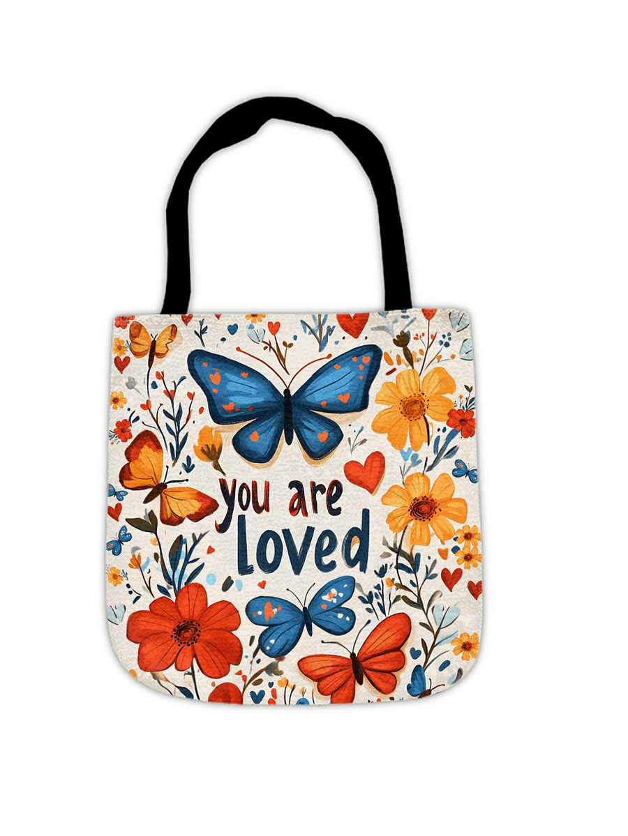 You Are Loved Woven Tote product image (1)